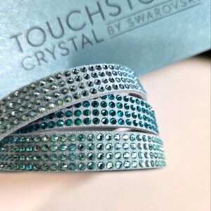 TCS Tri-Wrap Bracelet, Aqua